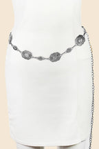 Ornate Concho Chain Belt
