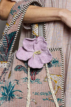 Handmade Trim Detail Crochet Flower Belt
