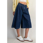 Wide Leg Long Short