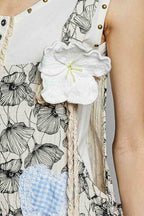 Handmade Trim Detail Crochet Flower Belt