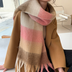 Plush Plaid Scarf