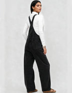 Loose Fit Denim Overalls