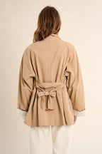 Short Belted Trench Coat
