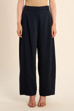Wide Leg Tailored Trousers