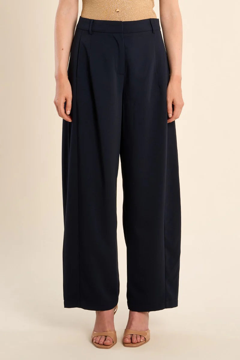 Wide Leg Tailored Trousers