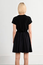 Drawstring Mini Dress
