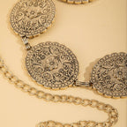 Floral Concho Western Chain Belt