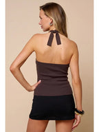 Sweater Halter Top