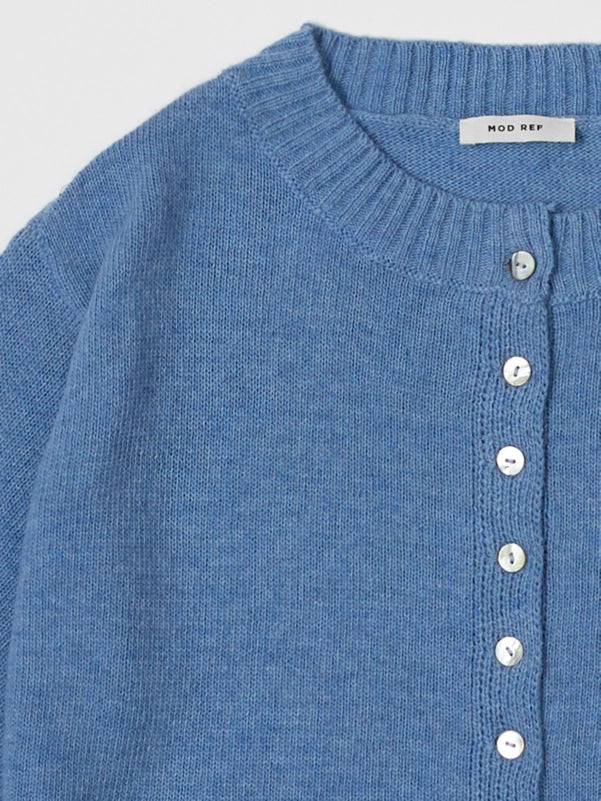 Brushed Half Sleeve Cardigan
