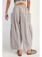 Wide Leg Striped Pants