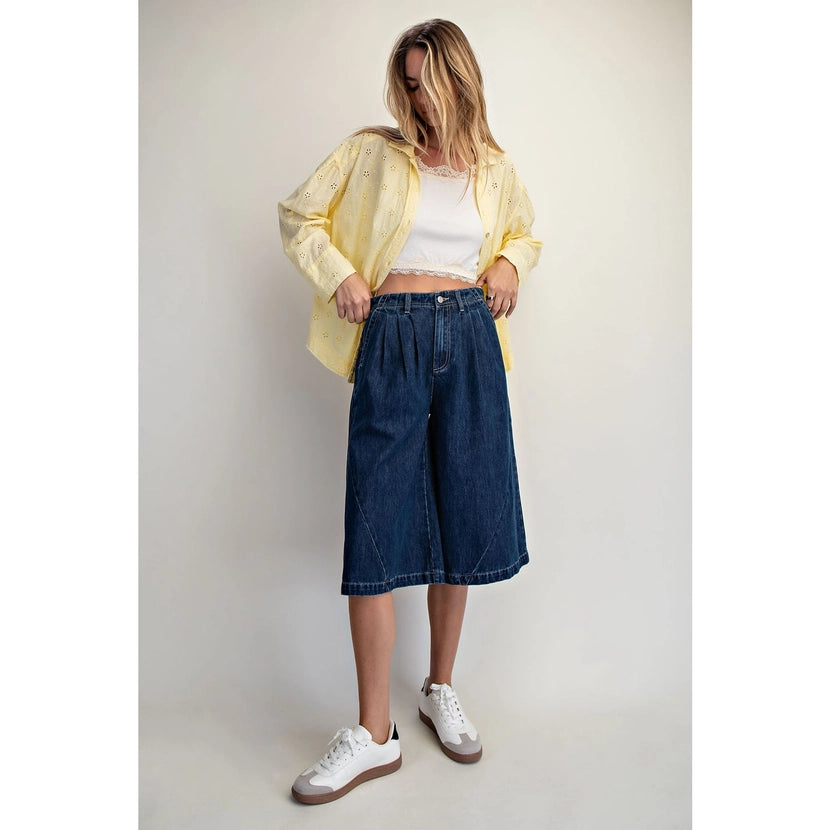 Wide Leg Long Short