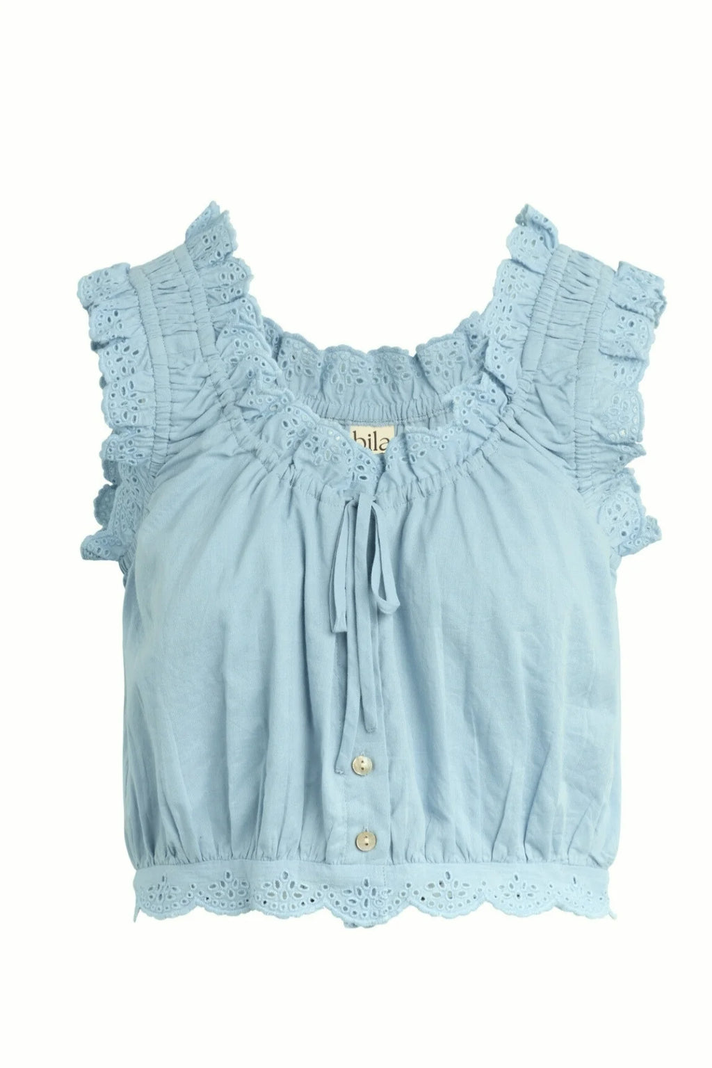 Spring Blue Halper Top