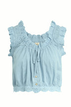 Spring Blue Halper Top