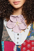 Handmade Trim Detail Crochet Flower Belt