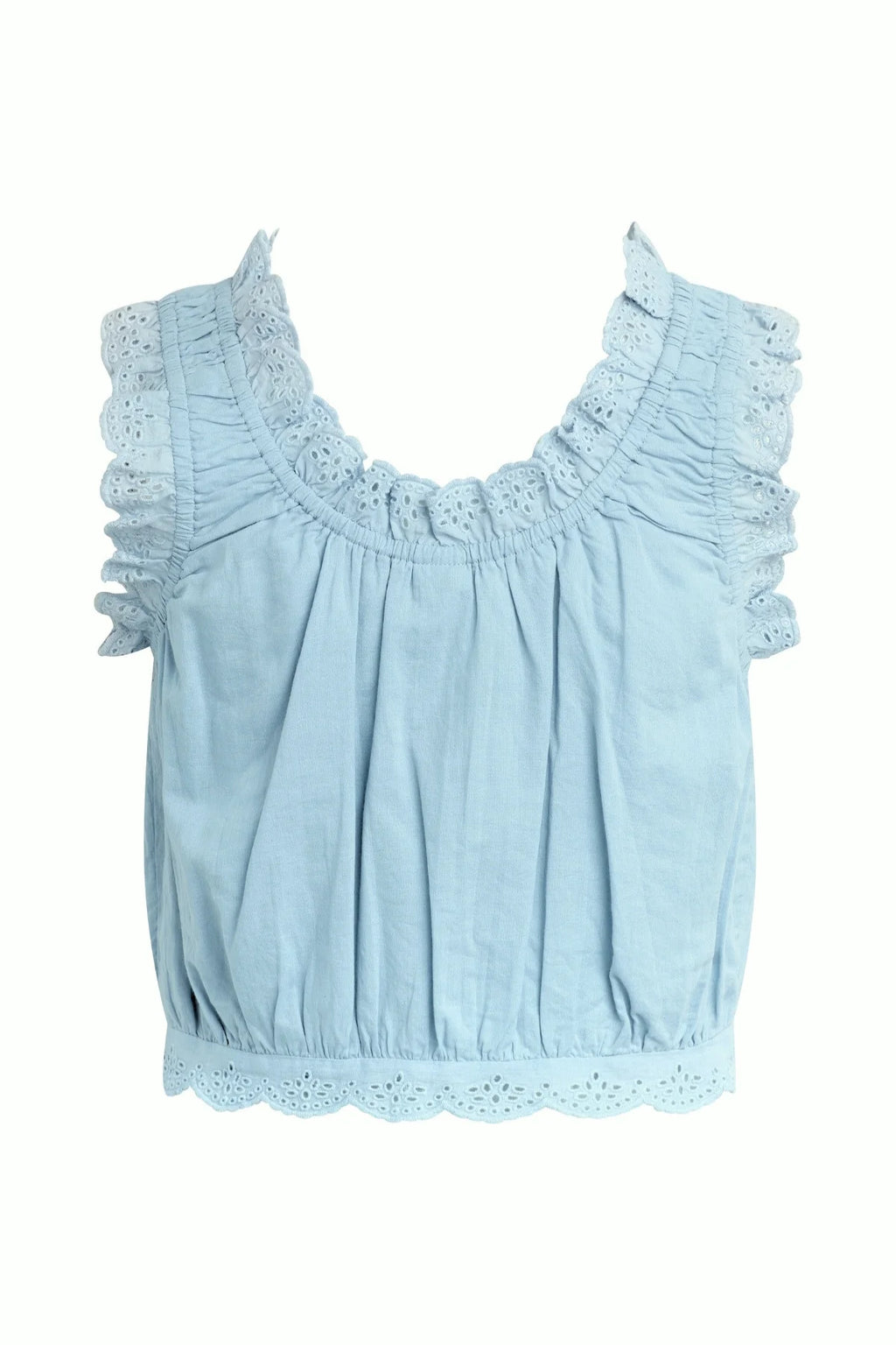 Spring Blue Halper Top