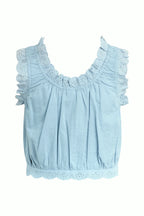 Spring Blue Halper Top