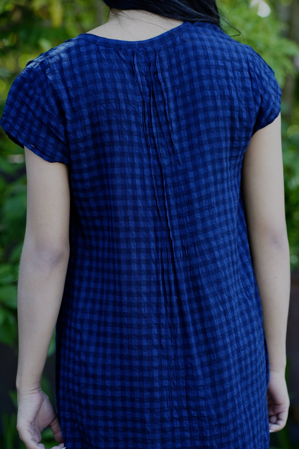 Aya Dobby Dress Navy