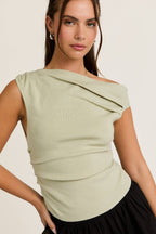 Off-the-Shoulder Sweater Top