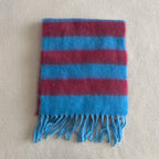 Blue-Brown Stripe Scarf