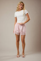 Lace Trim Shorts