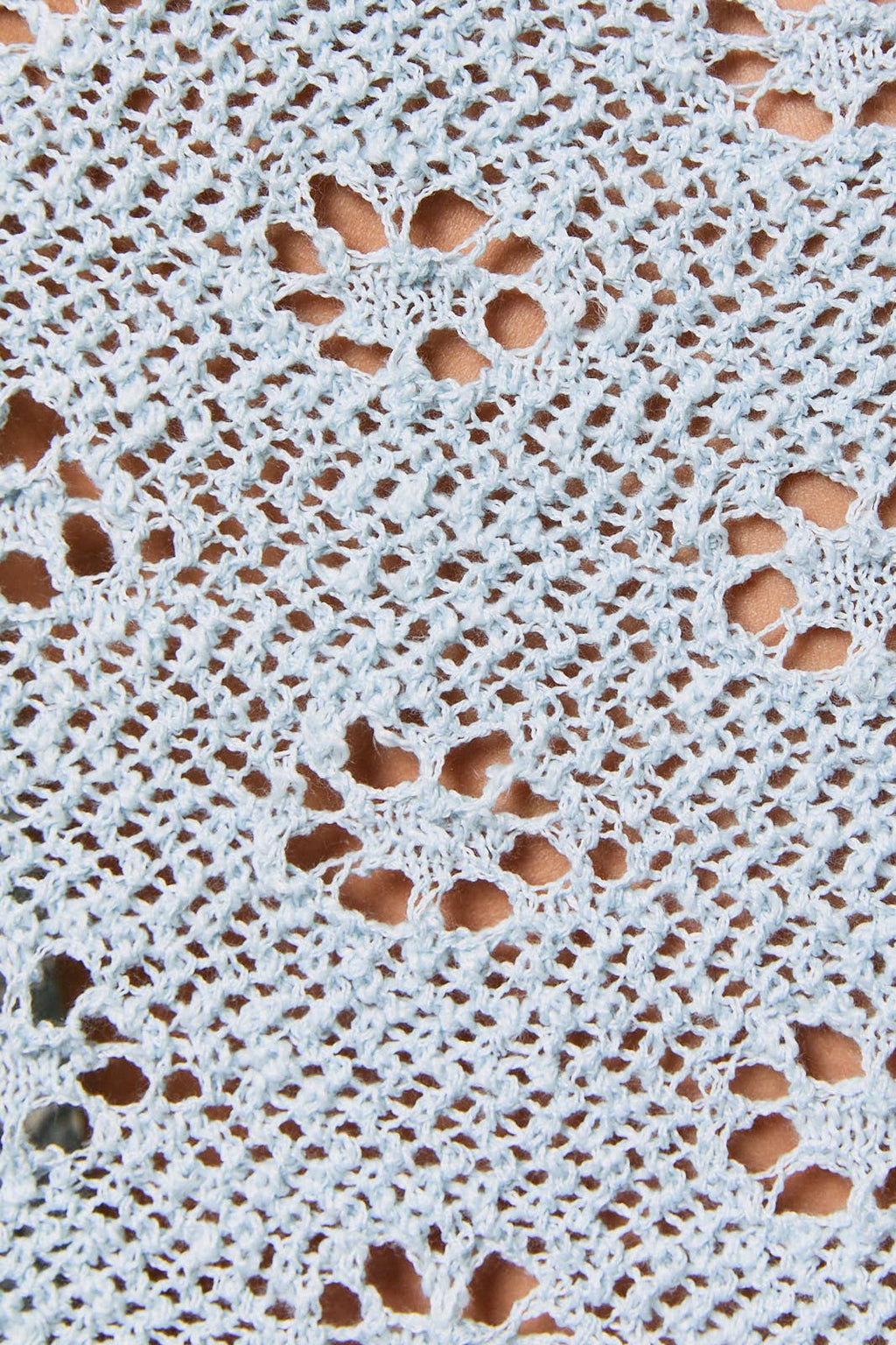 Openwork Detail Sweater Poncho