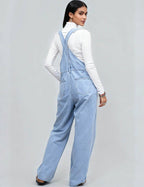 Loose Fit Denim Overalls