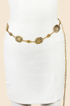 Ornate Concho Chain Belt