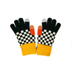 Color-Block Touchscreen Winter Gloves