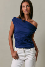 Off the Shoulder Top with Ruching