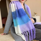 Plush Plaid Scarf