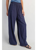 Linen Blend Pull On Pants