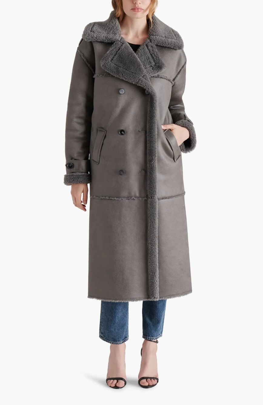 Eiffel Faux Shearling Coat