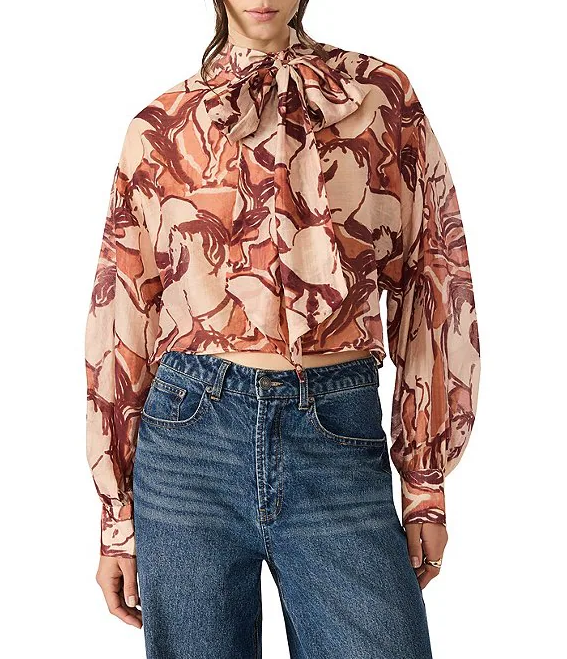 Neck Bow Sutton Top