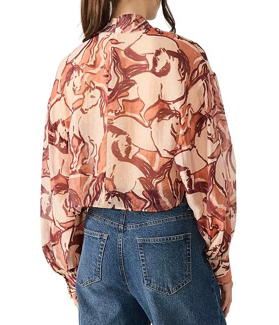Neck Bow Sutton Top