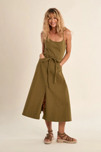Woven Denim Dress