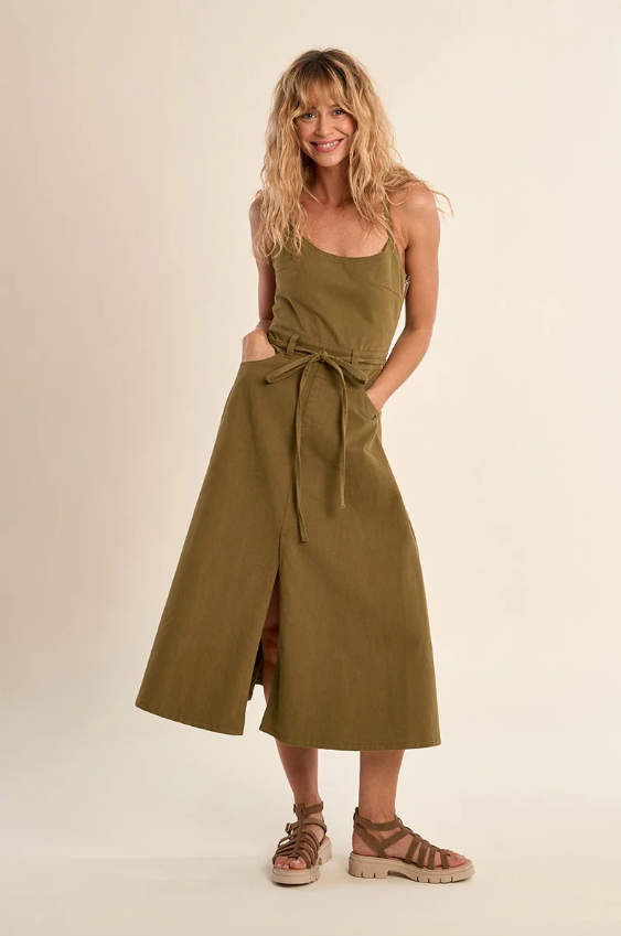 Woven Denim Dress