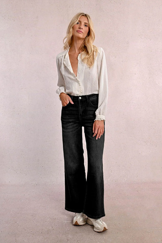 High Waisted Wide Leg Jeans