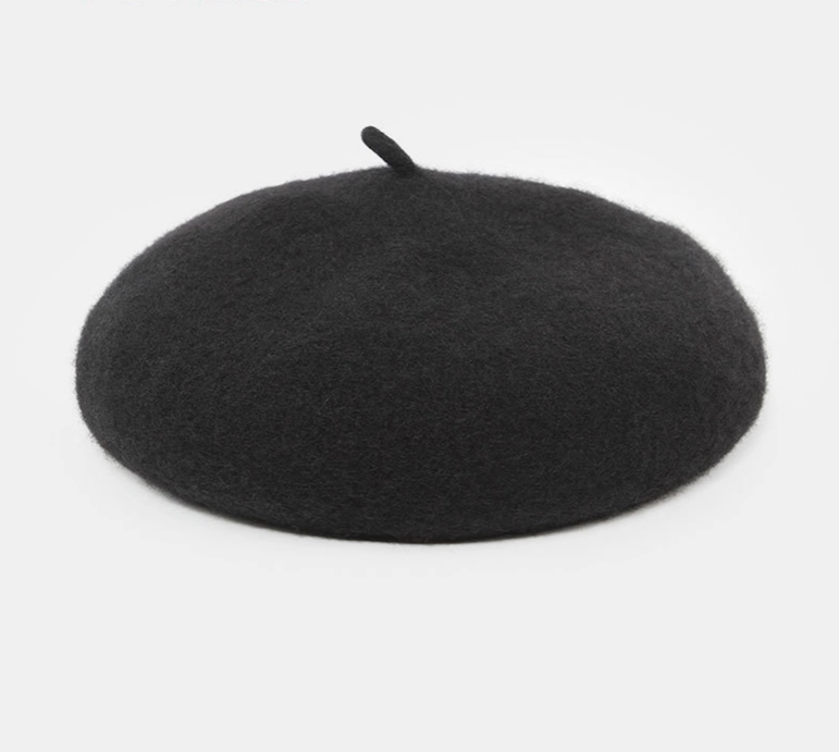 Wool Solid Beret