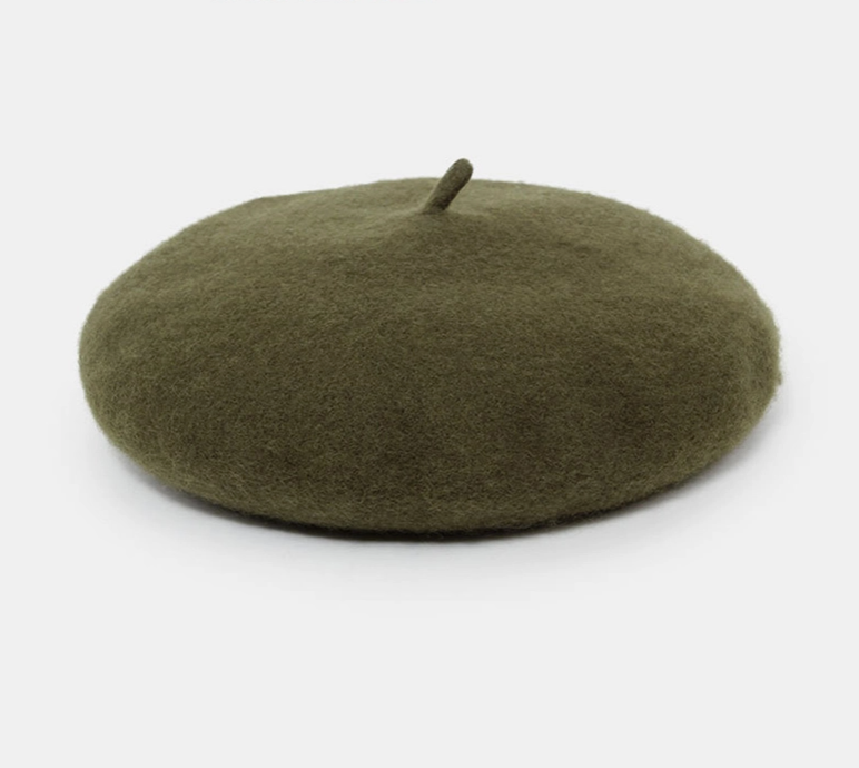 Wool Solid Beret