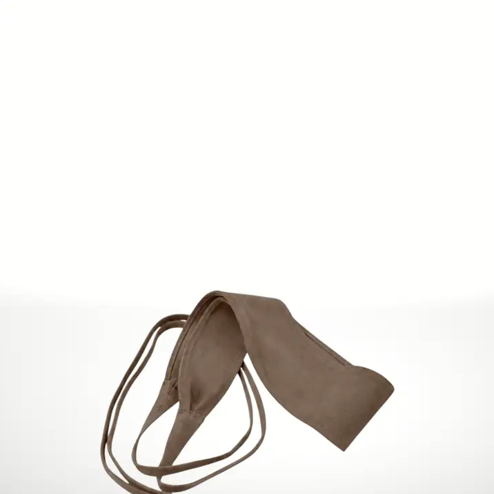 Genuine Suede Sash Belt