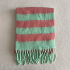 Blue-Brown Stripe Scarf