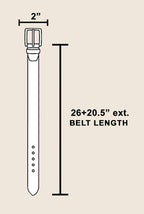 Sun Engraved Oval Concho Chain Belt