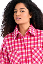 Boyfriend Fit Checked Shirt