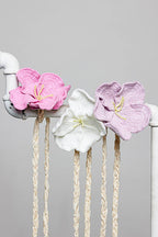 Handmade Trim Detail Crochet Flower Belt