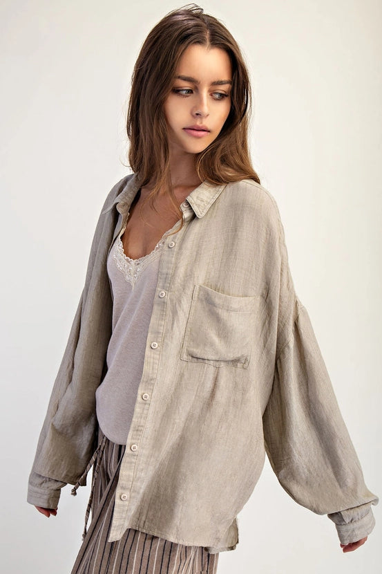 Soft Button Up Shirt