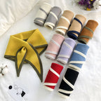 Knit Triangle Scarf