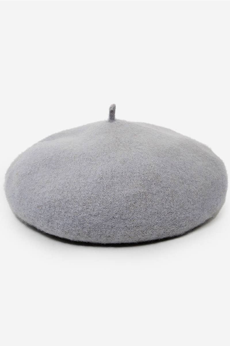 Wool Solid Beret