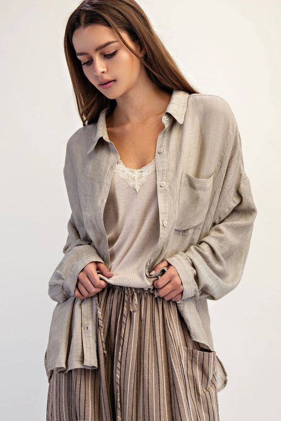 Soft Button Up Shirt