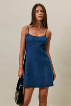 Denim Babydoll Dress