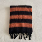Blue-Brown Stripe Scarf